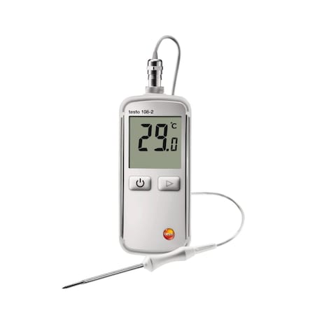 Testo 108-2 Waterproof Food Thermometer, Lockable Type T Thermocouple 0563 1082